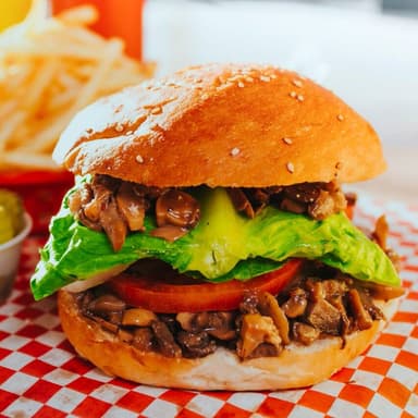 🍄Hamburguesa Vegetariana