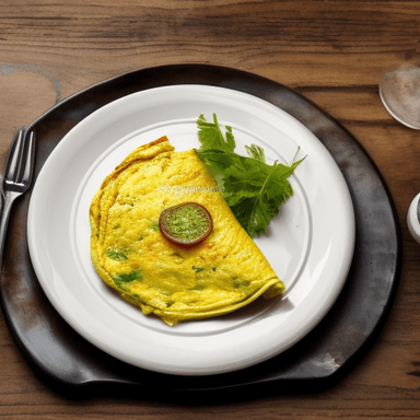 Omelette Espinaca y Queso