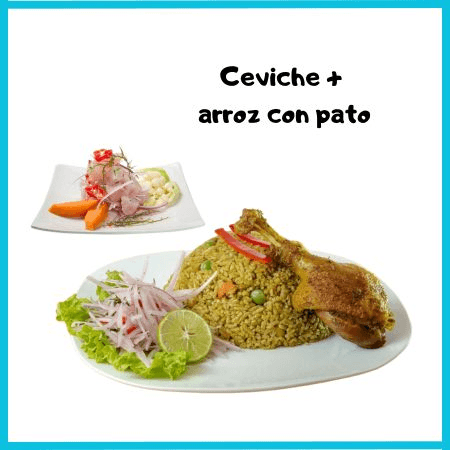 Arroz con Pato + Ceviche