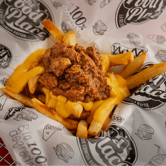 Papas con Queso Cheddar & Chilli