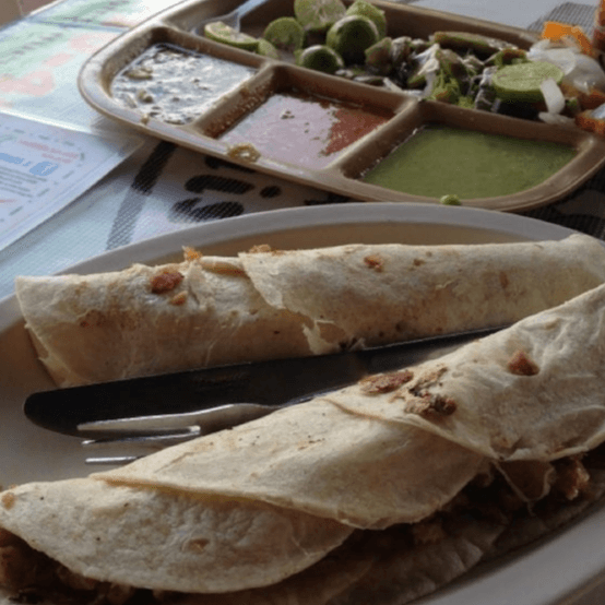 BURRITO DE CHORIZO!