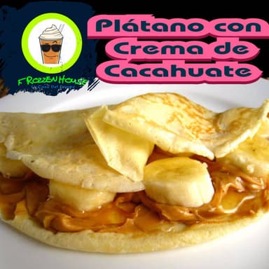 Crepa Plátano y Crema de Mani