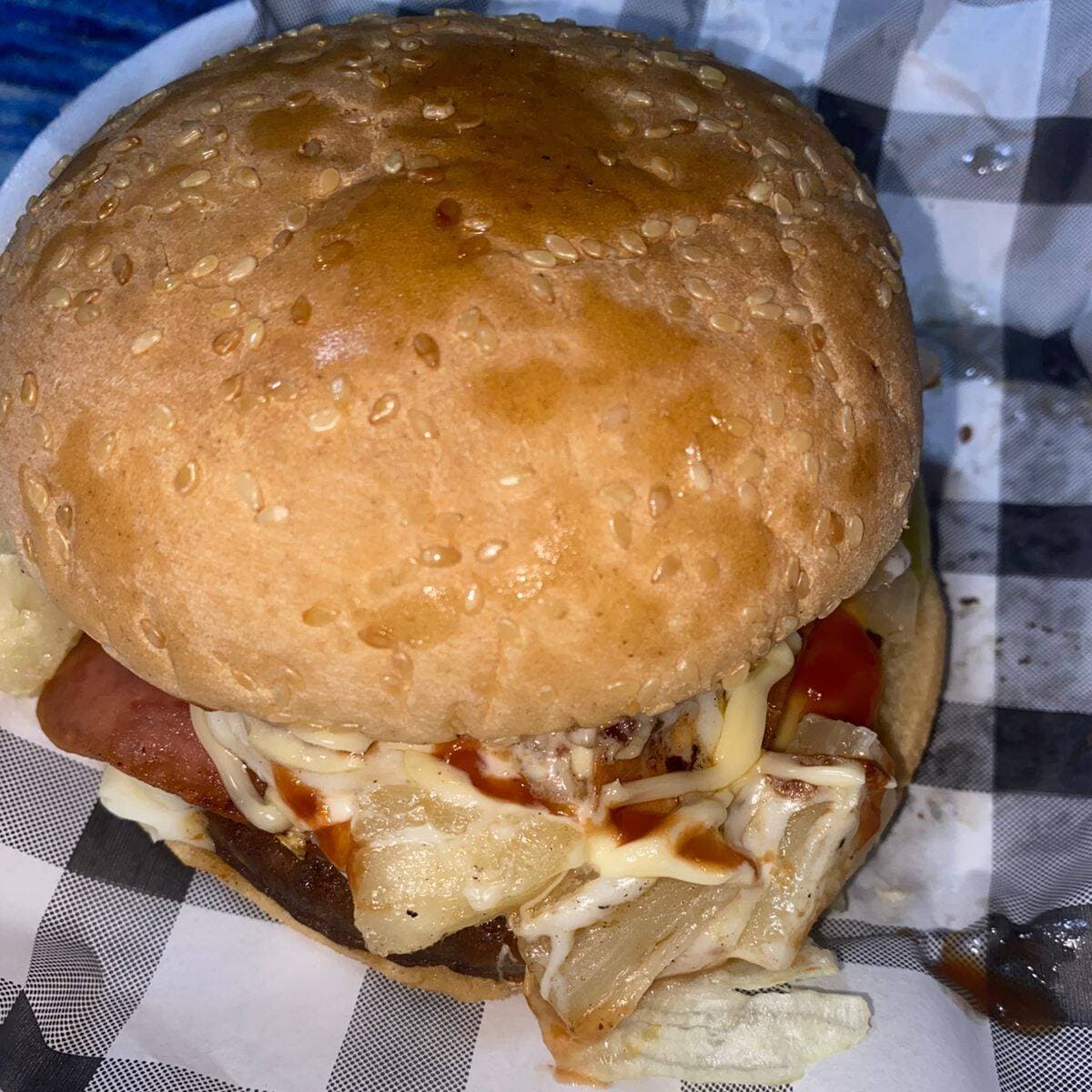 Hamburguesa Hawaiana