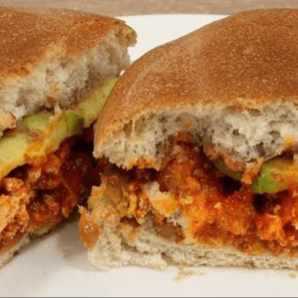 torta pan telera de choriqueso