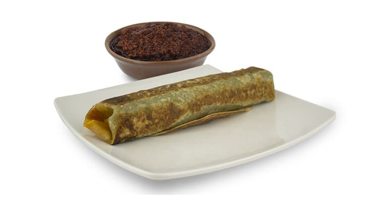 Burritos de papa de chorizo