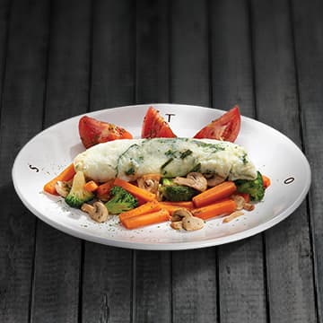 Omelette Claras y Espinacas