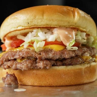 Hamburguesa Bacon con Papas