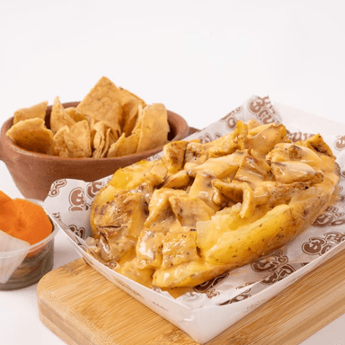 Papa al Horno con Pollo