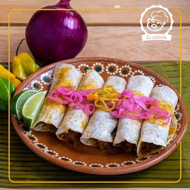 Orden de tacos de maiz