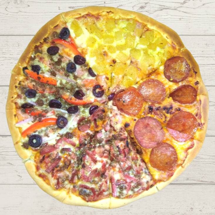 Pizza 4 Estaciones 8 Porciones