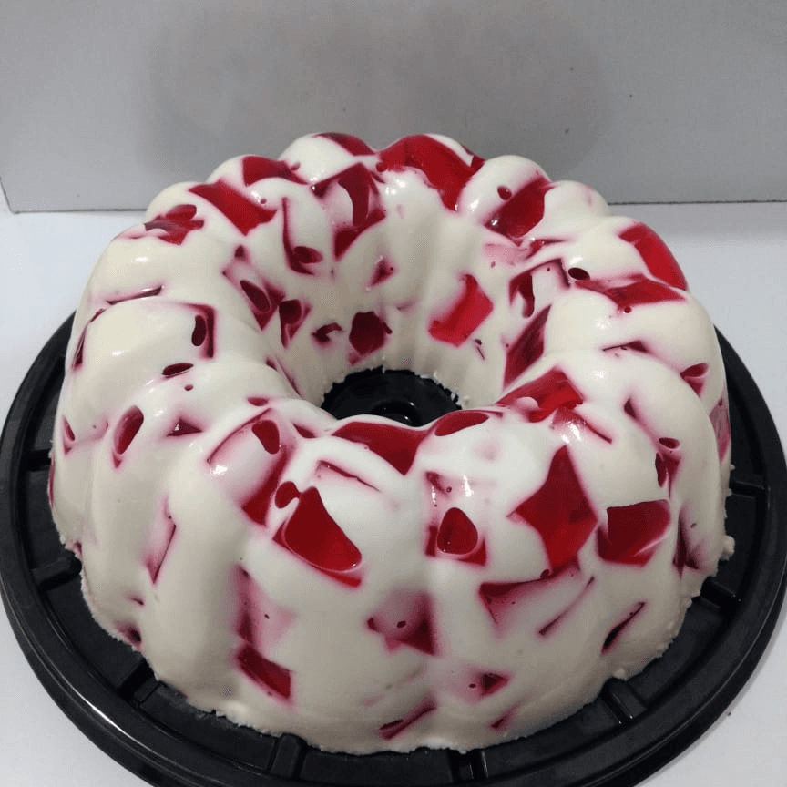 Gelatina de Queso Fresa