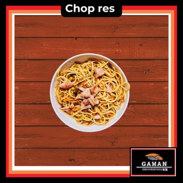 Chop de verdura con res