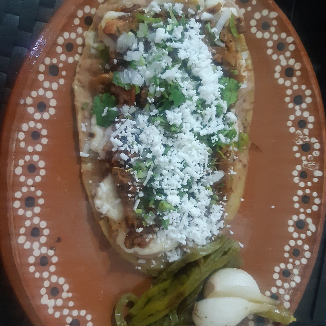 Huarache de Huevo.
