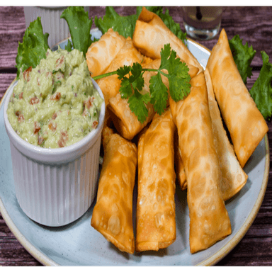 Tequeños de Queso con Salsa Guacamole