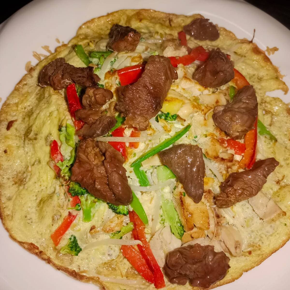 Tortilla de Carne más Chaufa