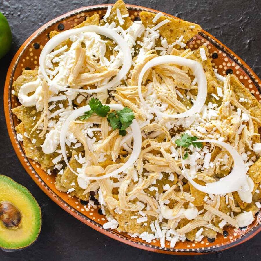 Chilaquiles con Pollo