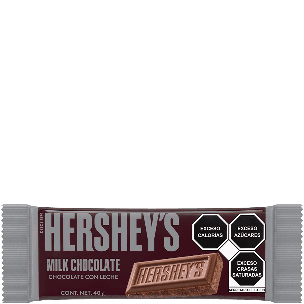 Chocolate con leche Hersheys 40 gr barra
