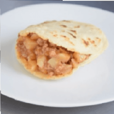Gordita de Maiz de Rajas con queso