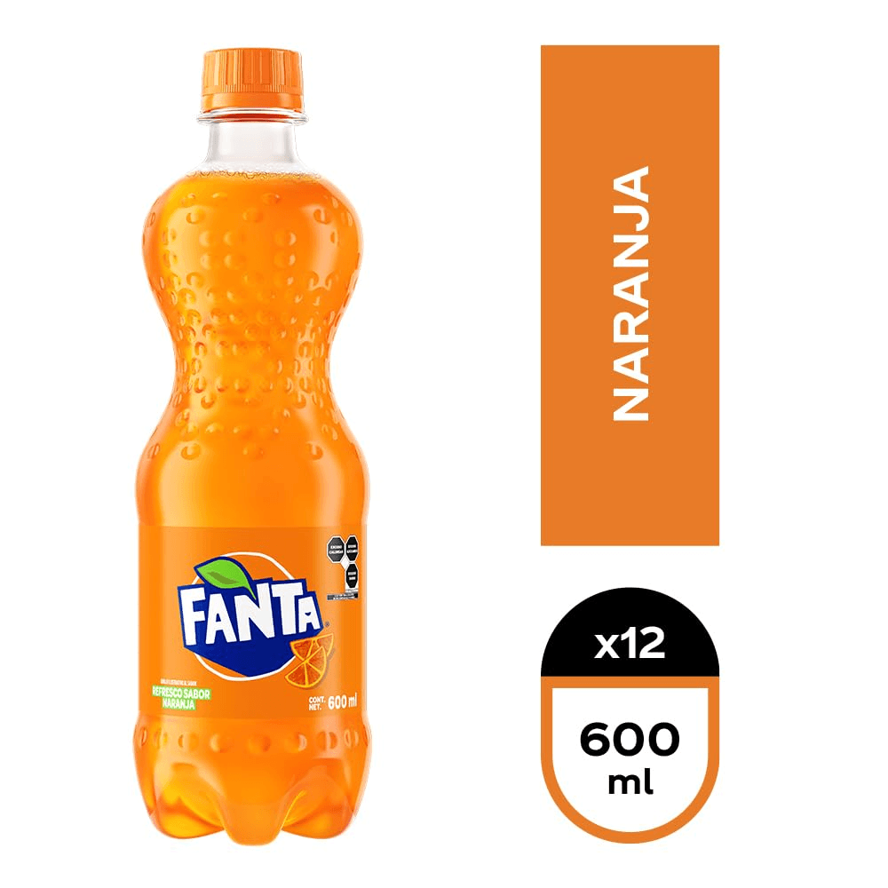 Fanta de Naranja 600 ml.