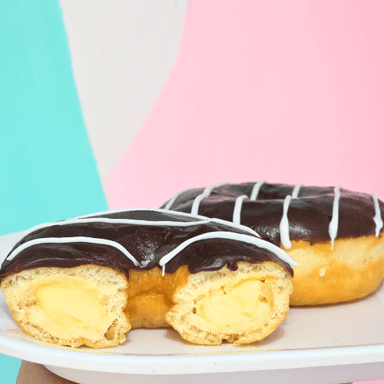 Boston Cream Filled Donut