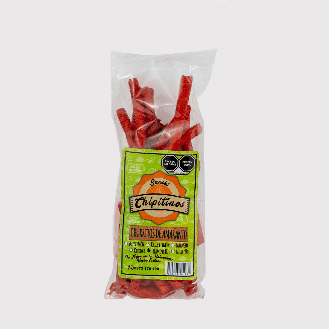 Churrito Flamín Hot 80 gr