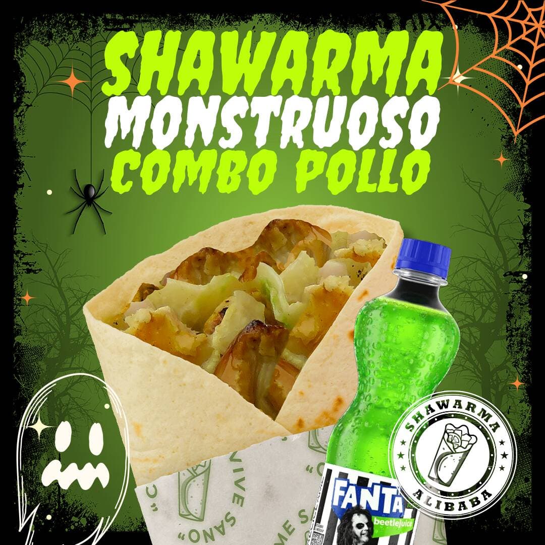 Shawarma Monstruoso de Pollo