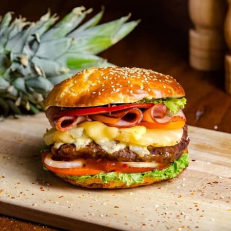 Hamburguesa Hawaiana