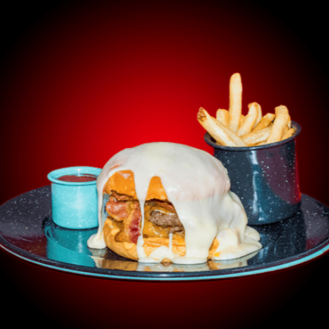 Hamburguesa Daddy Shark + Refresco de 600ml