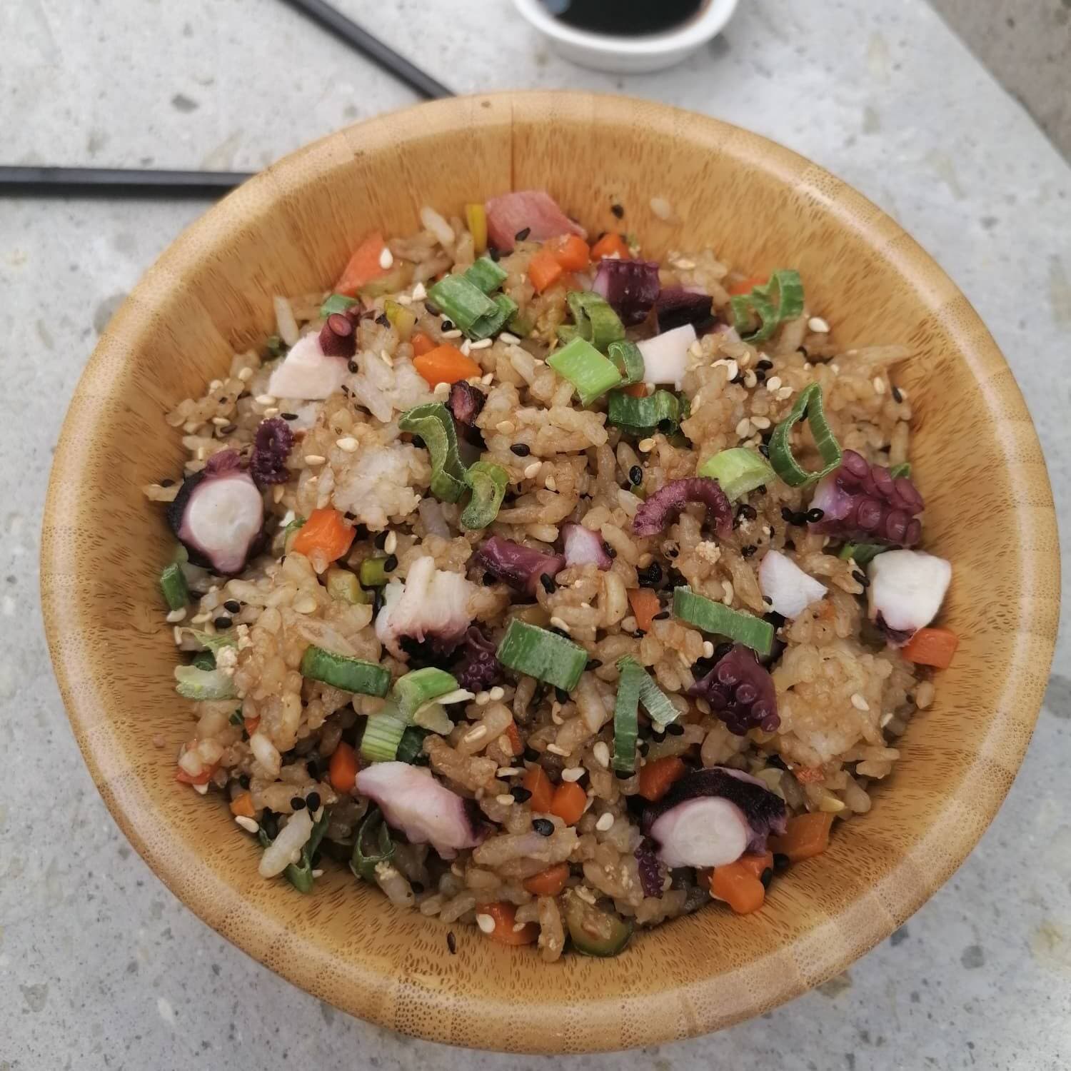 Yakimeshi de Pulpo