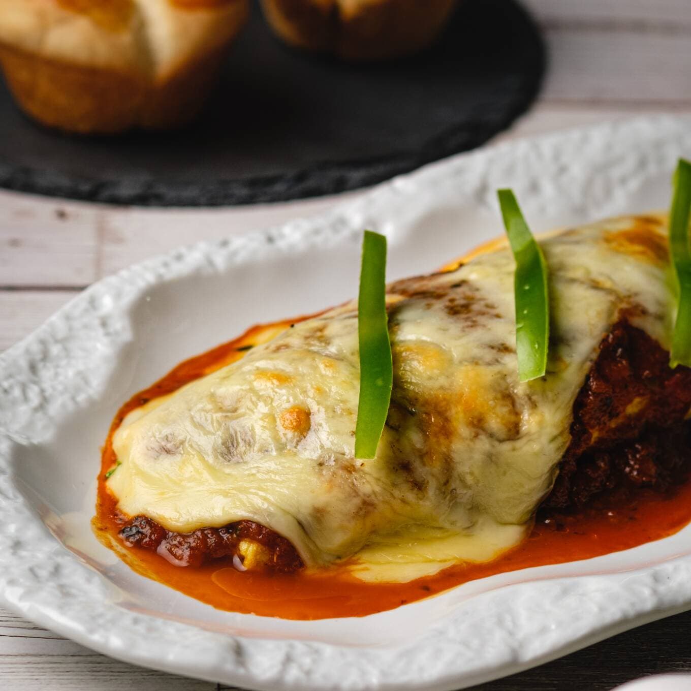 Omelette de Jamón de Pavo y Queso Panela