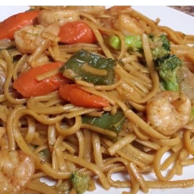 Low Mein de Camarones