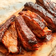costilla de cerdo simple 1/4 kilo