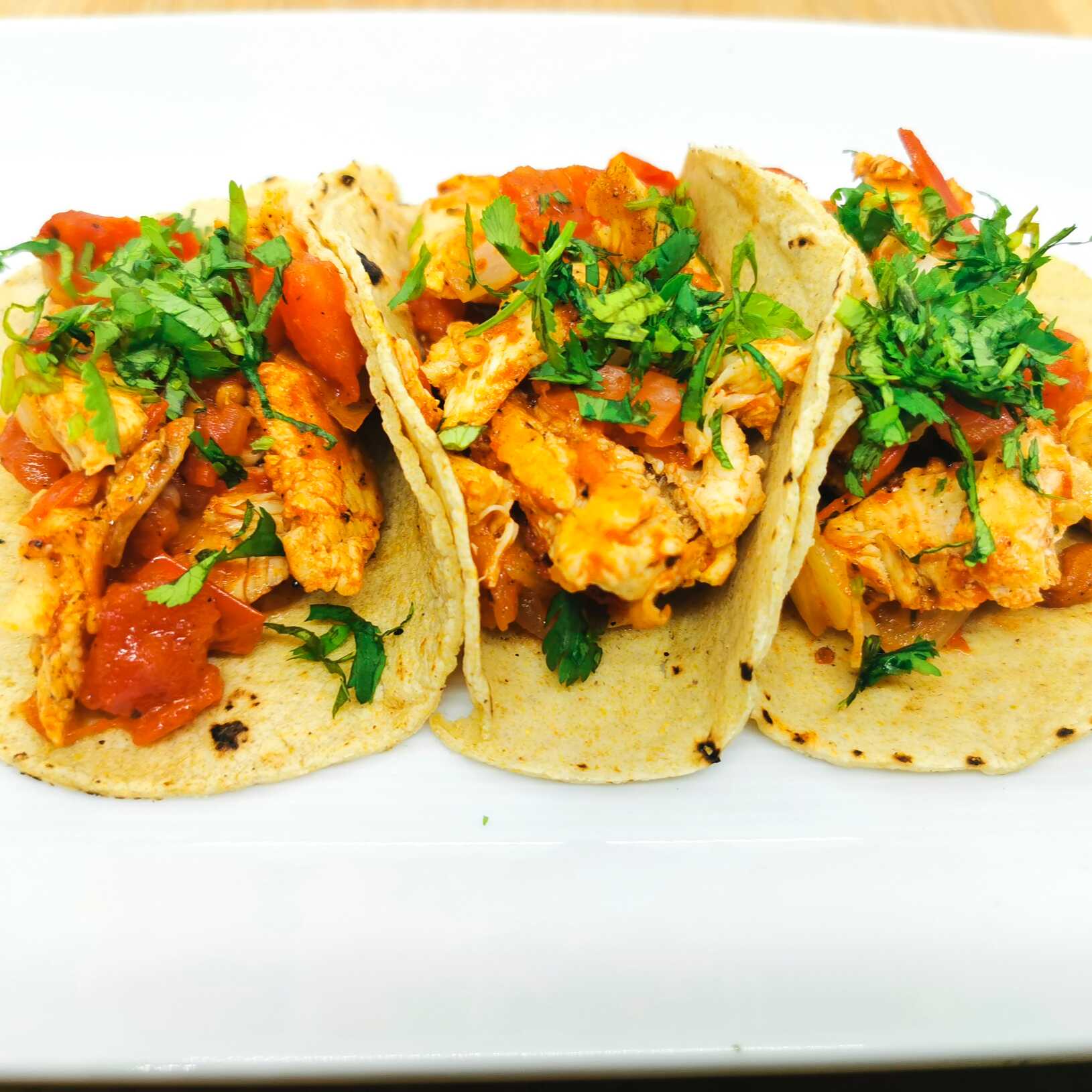 Tacos de Fajitas de Pollo