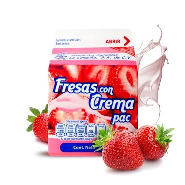 Fresas con Crema