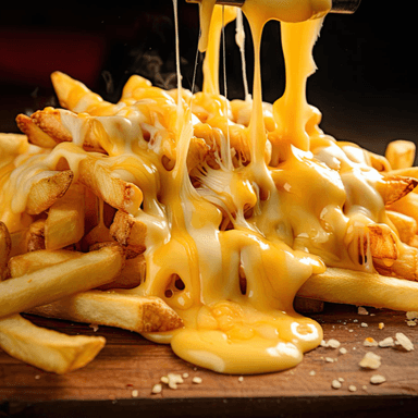 Papas Francesas con Queso