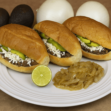 3 Tortas de bistec