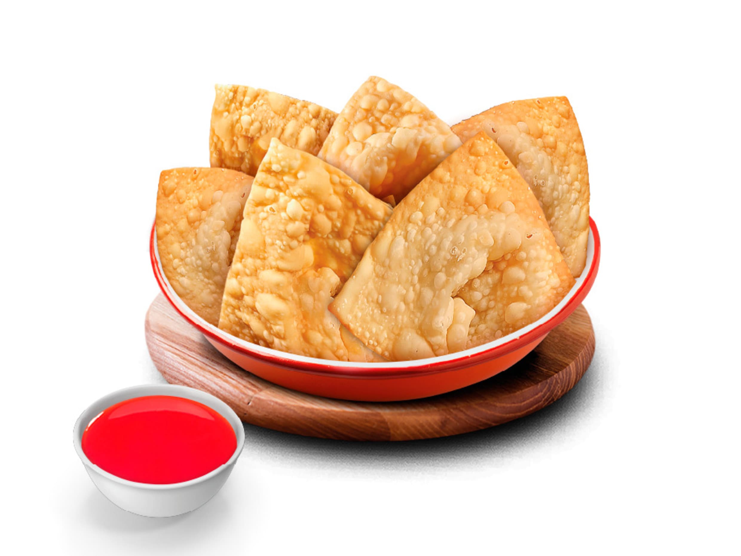 6 Wantanes y Salsa Tamarindo