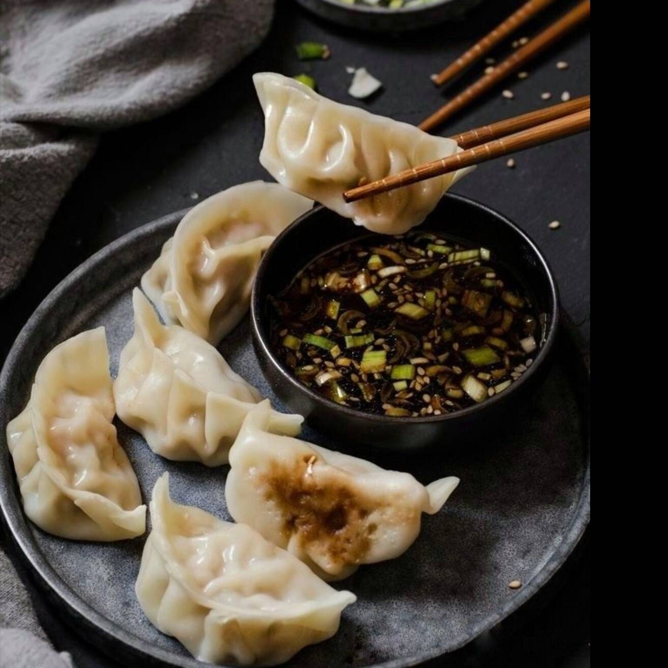 Gyozas Shortrib