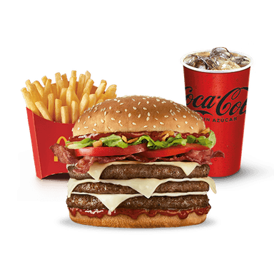 McTrío Mediano Grands BBQ Bacon Triple