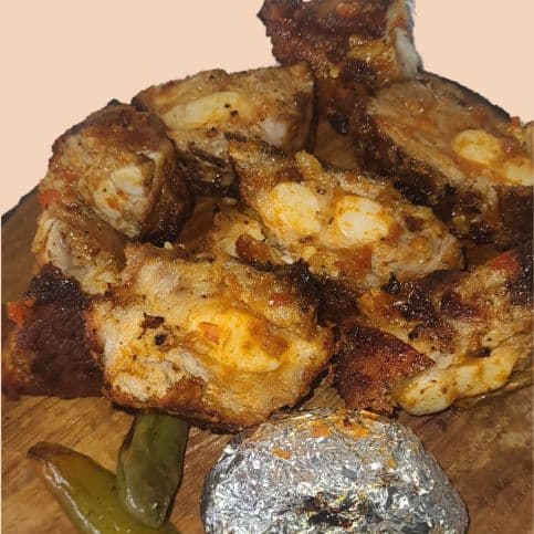 1/2 Kg DE COSTILLAS EN BBQ