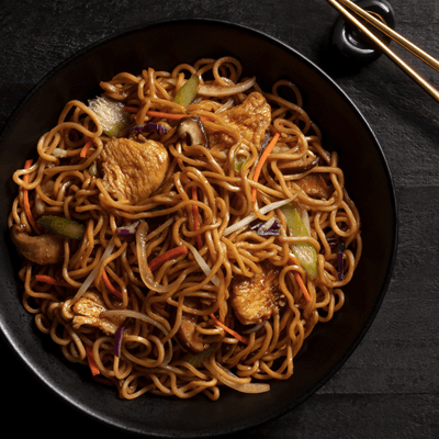 Lo Mein Pollo y Carne