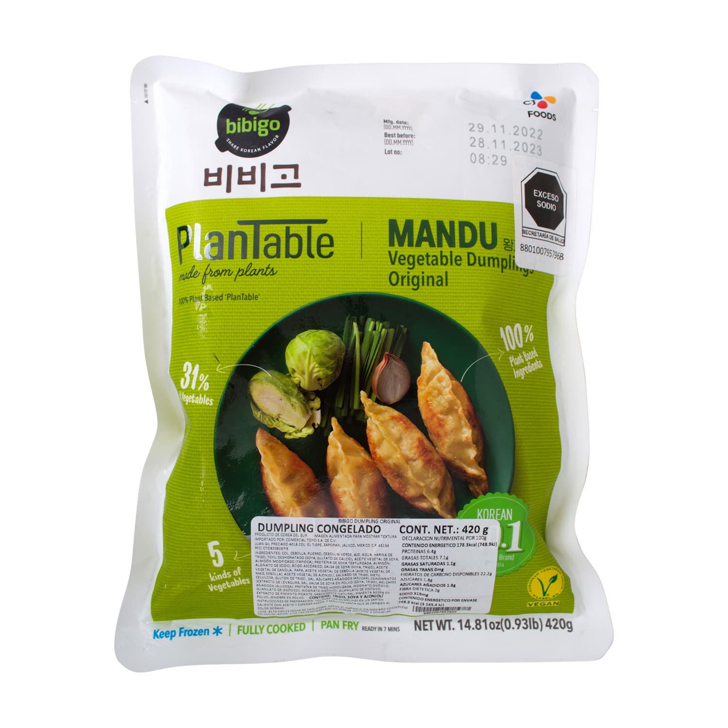 Dumpling Original Bibigo 420 g - CO-TYE755-10458