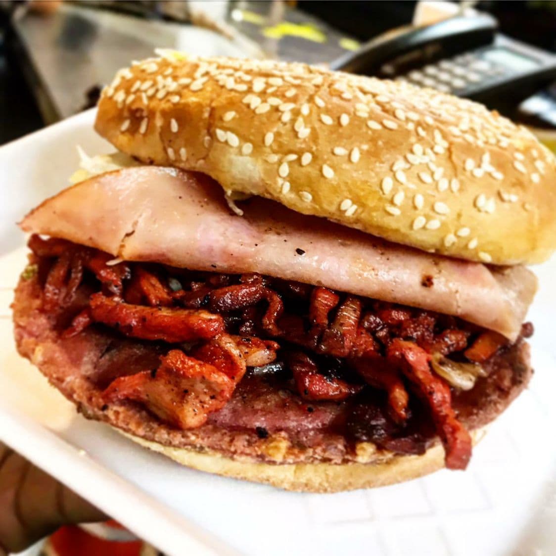 Hamburguesa con Trompo