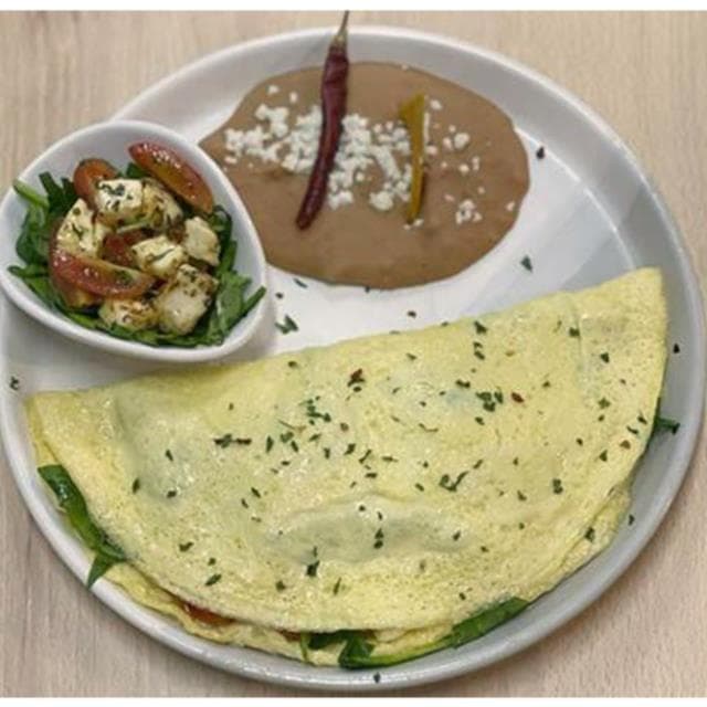 Omelette Espinaca.
