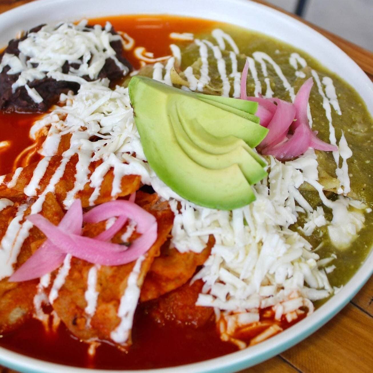 Combo Chilaquiles mas Cafe Americano