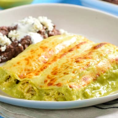Enchiladas Suizas + Frappé