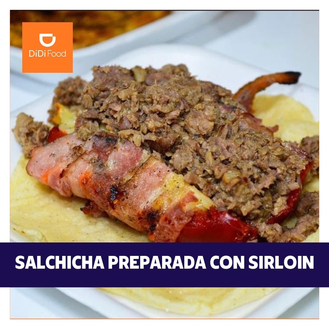 Salchicha Preparada con Sirloin.