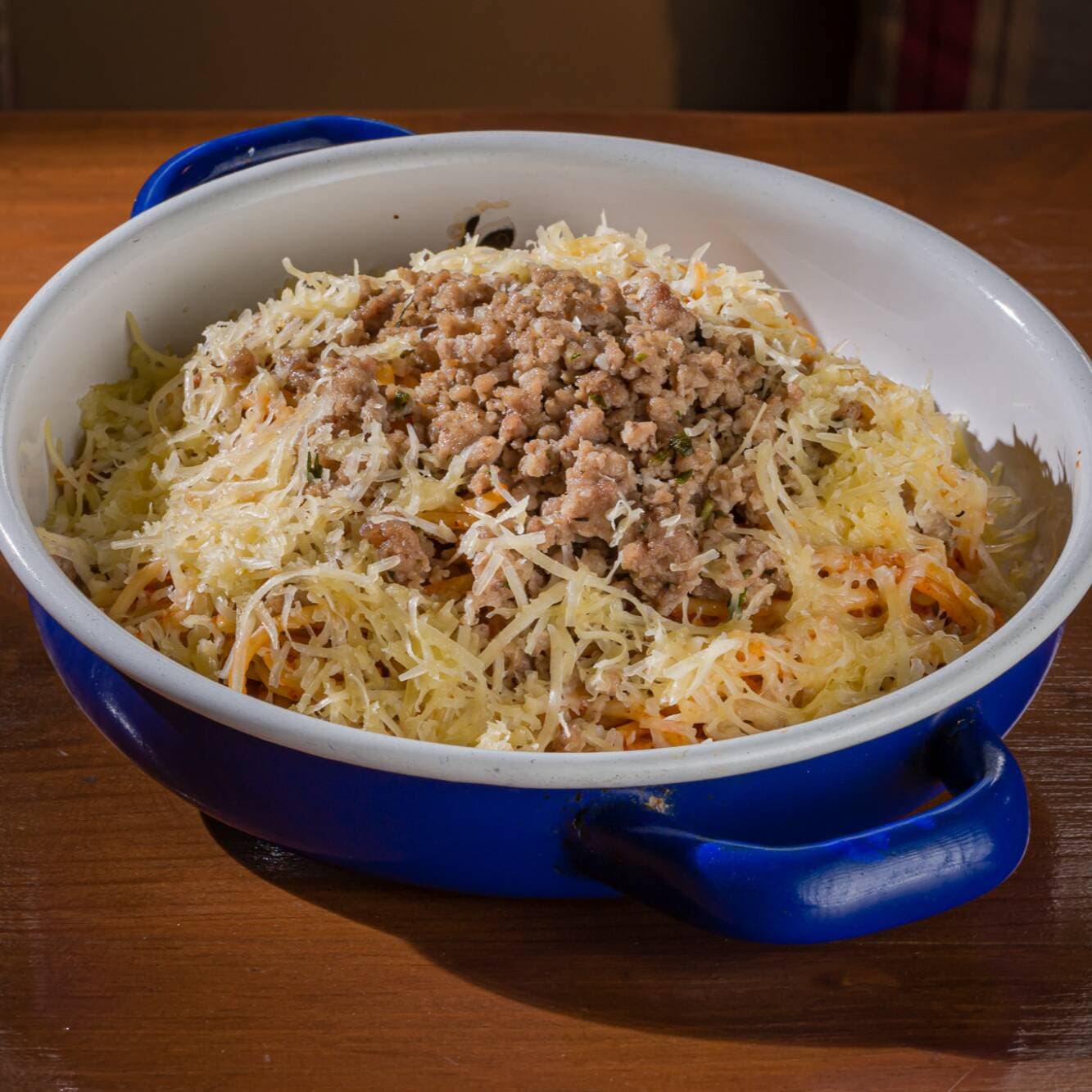 Pasta Bolognesa + Postre