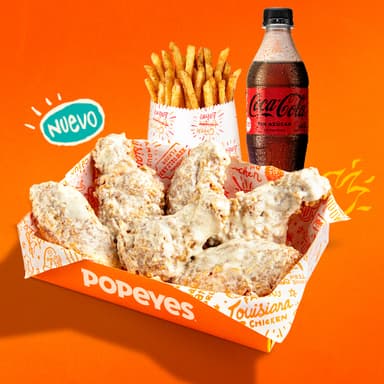 6 Alitas con Salsa Power