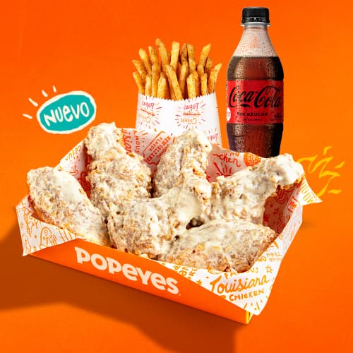 6 Alitas con Salsa Power